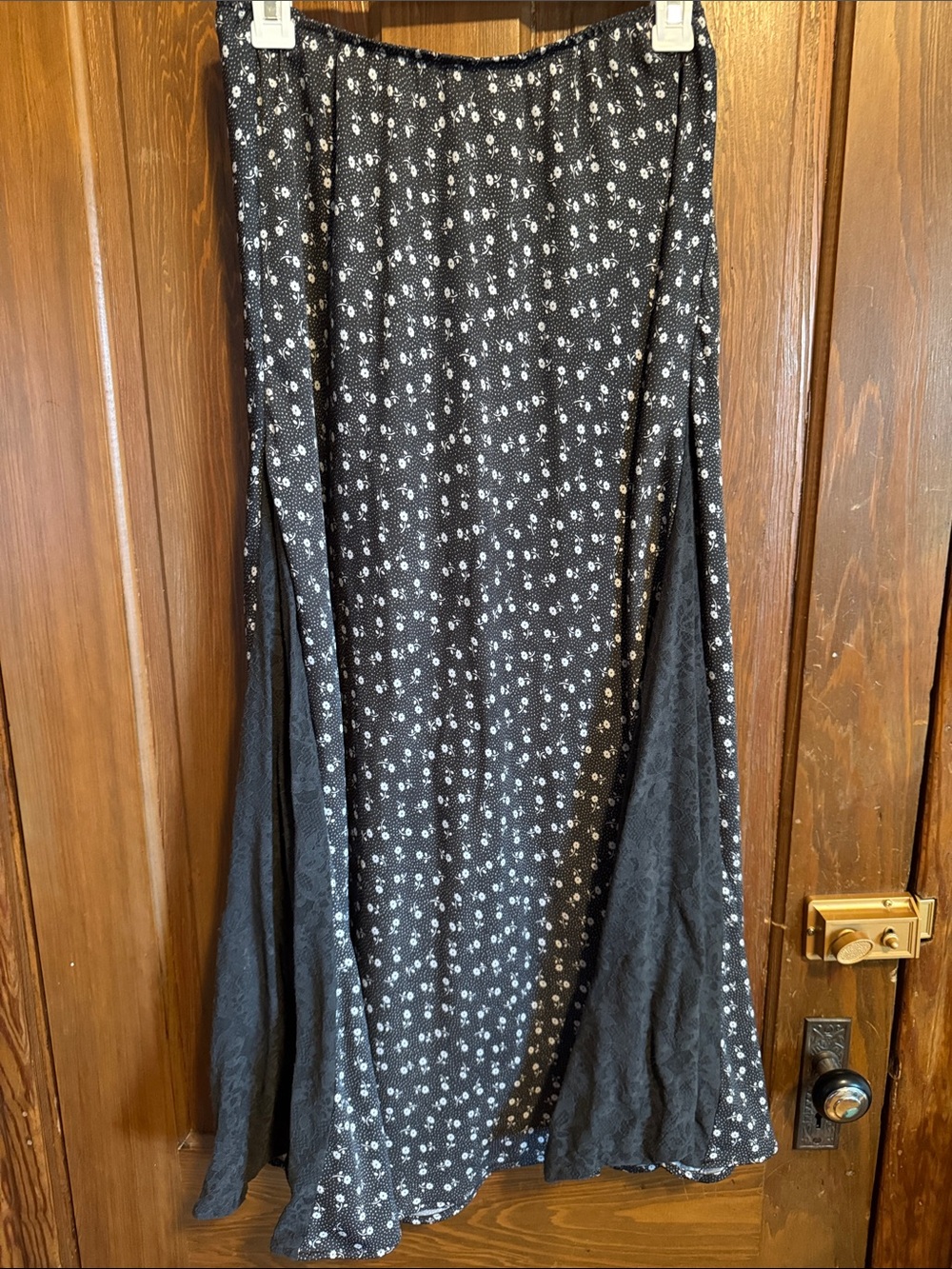 AE Aerie Studio Floral Midi Skirt size small